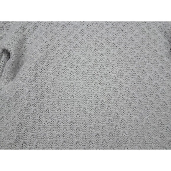 Wooden Ships Sweater Womens Small/Medium Gray Mohair Wool V Neck Classic Cozy - Picture 9 of 12